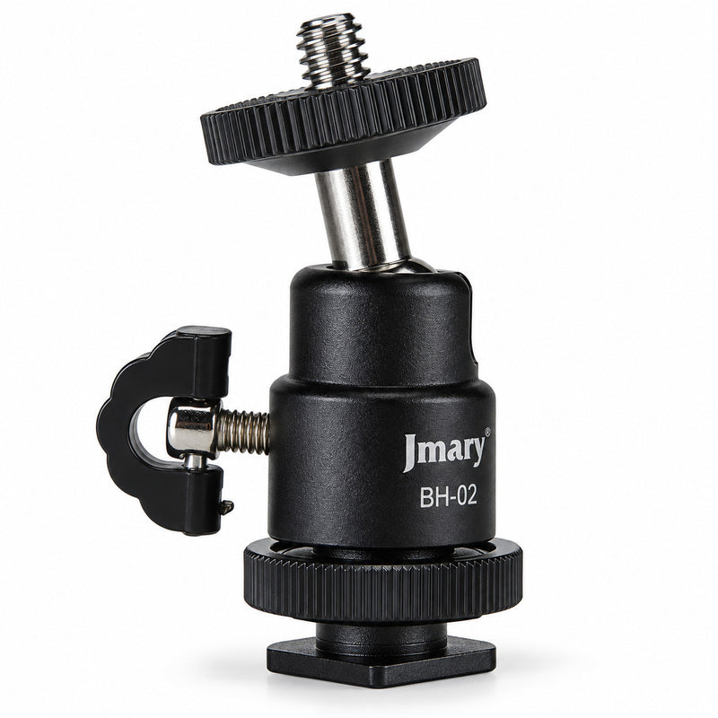 Jmary BH-02 – beyaz fonda metal mini küresel başlık