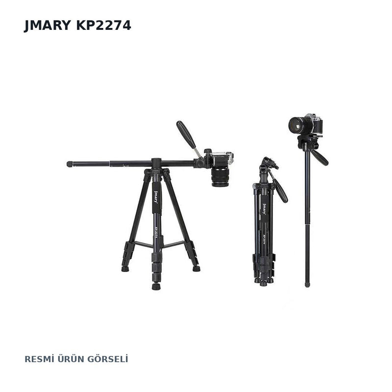 Jmary KP2274 167 cm Tripod ve Monopod, 360° Pan Başlık
